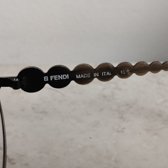 Fendi Glasses Frame Horoscope Zodiac Signs Side Accents Antique Bronze - Picture 9 of 16